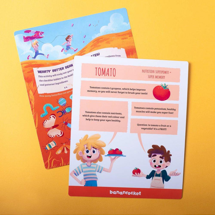 BananRocket Cooking Activity Cards