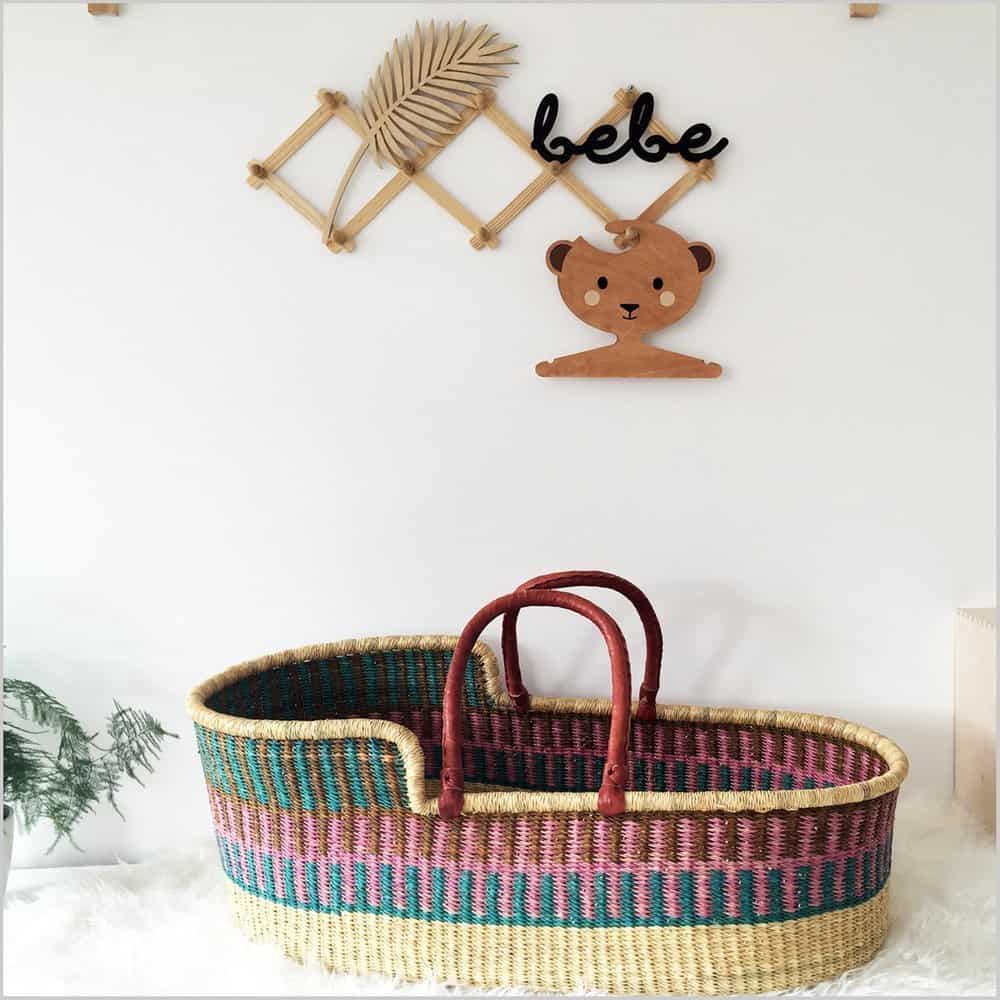 bébé Acrylic Sign - Elegant Baby Nursery Wall Décor by - - Learning Bugs UK