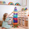 Connetix Tiles 102 Piece Rainbow Creative Pack