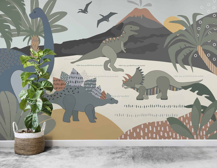 Dinosaur Wallpaper Mural