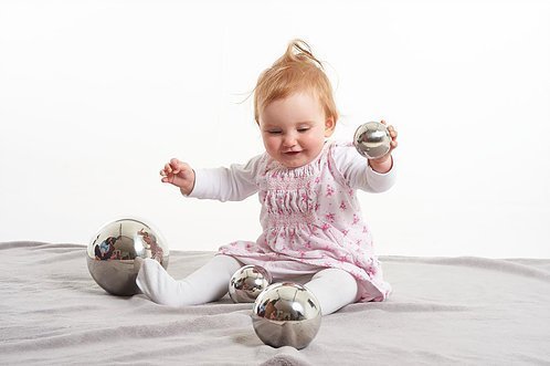 Sensory Reflective Balls - Set Of 4