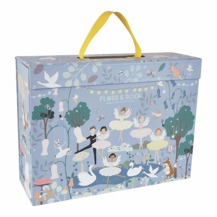 Floss and Rock Play Box with Wooden Pieces - Enchanted