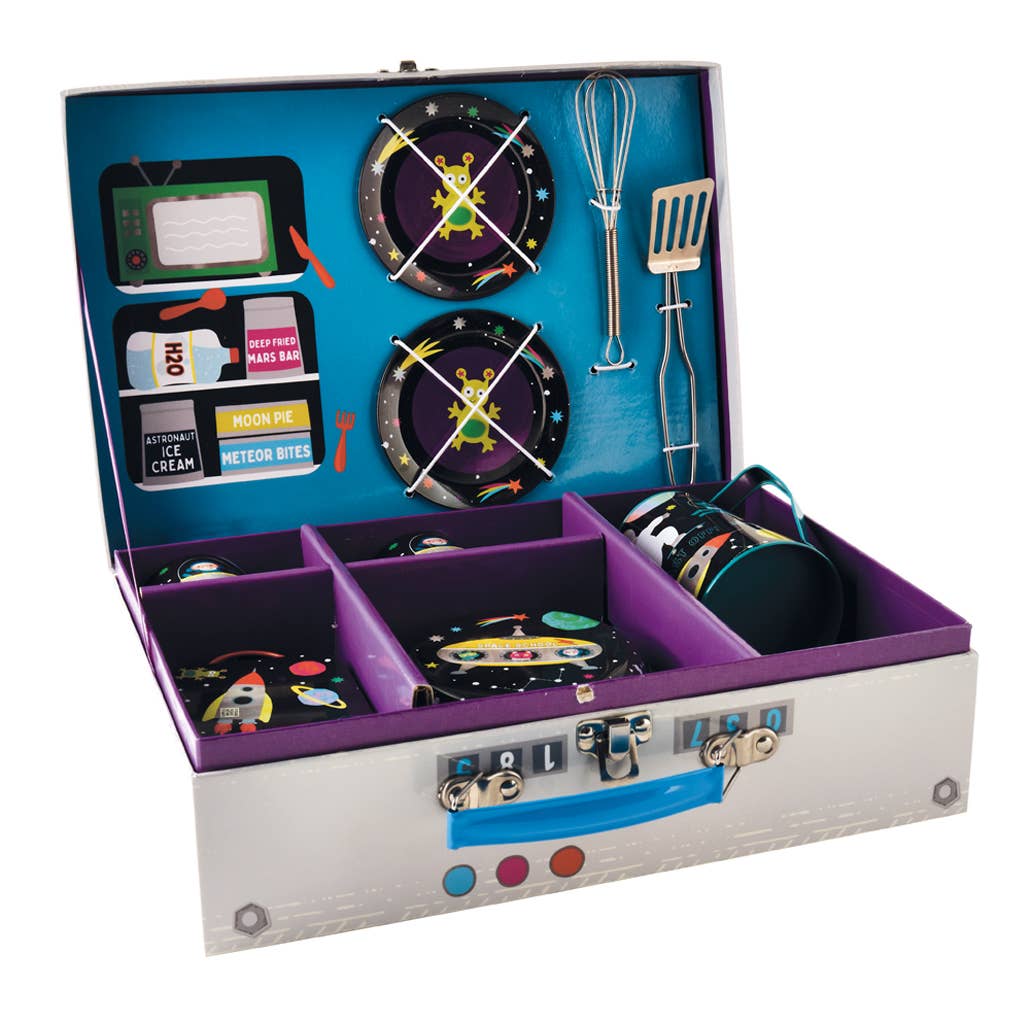 Floss and Rock Space Tin Kitchen Set