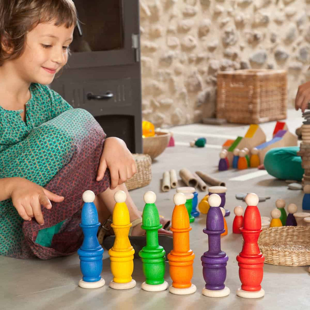 Grapat 6 Rainbow Mates by Grapat - Learning Bugs UK
