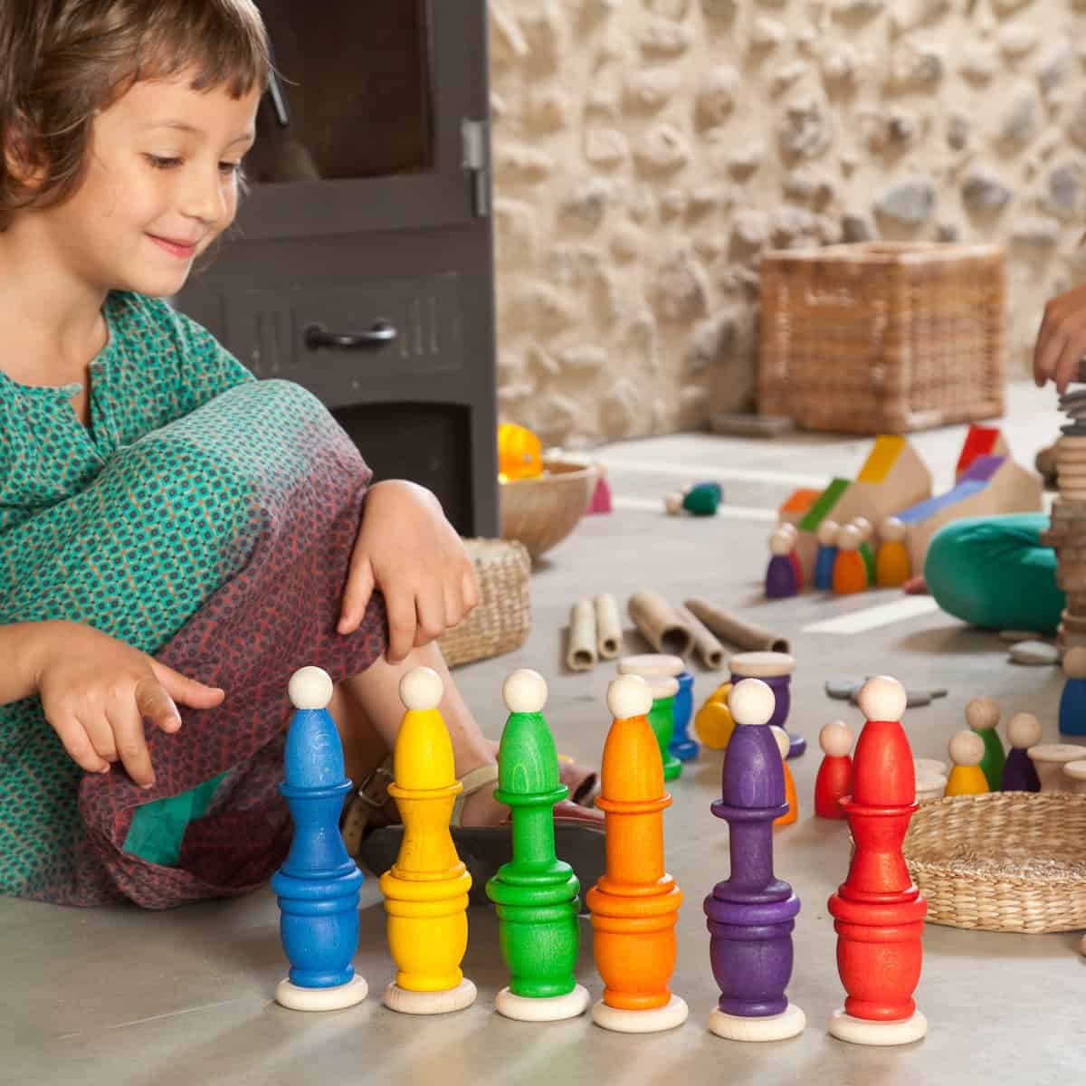 Grapat 6 Rainbow Mates by Grapat - Learning Bugs UK