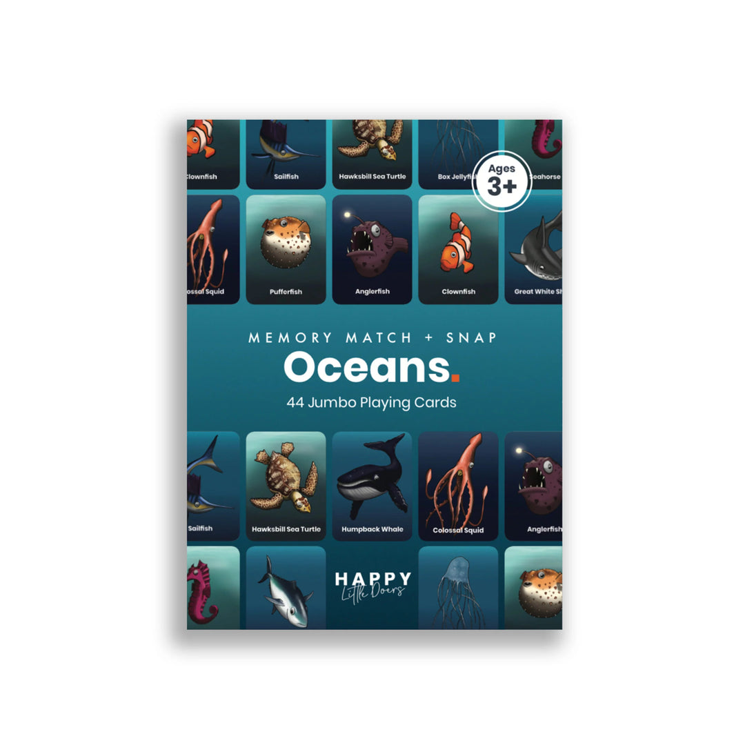 Happy Little Doers Oceans Memory Match + Snap Game