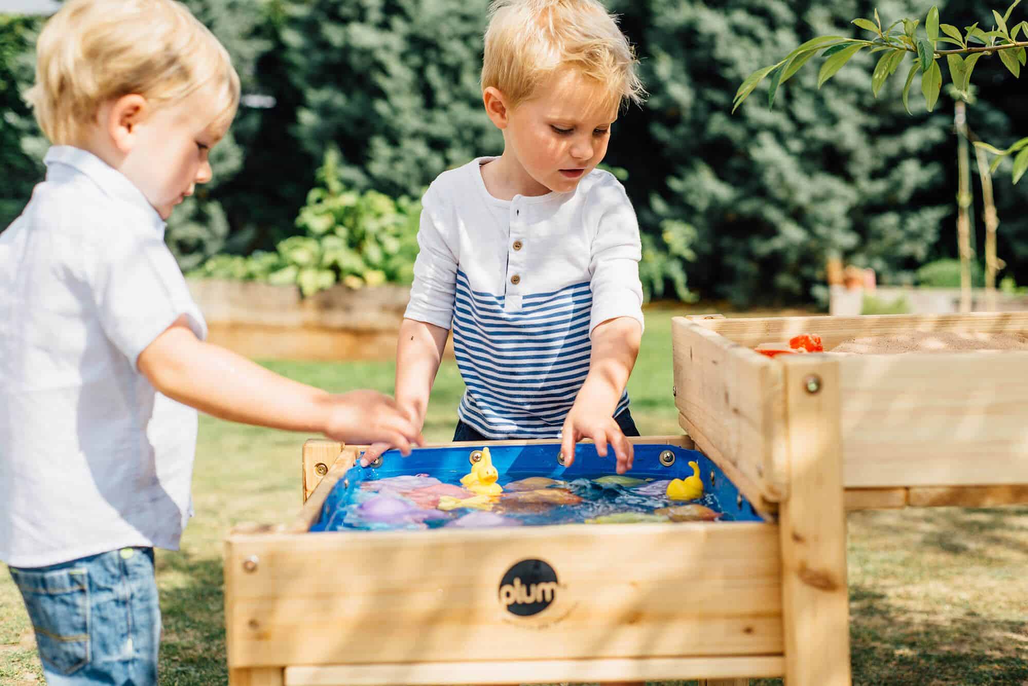 Plum Wooden Sandy Bay Sand and Water Table by Plum Play - Learning Bugs UK