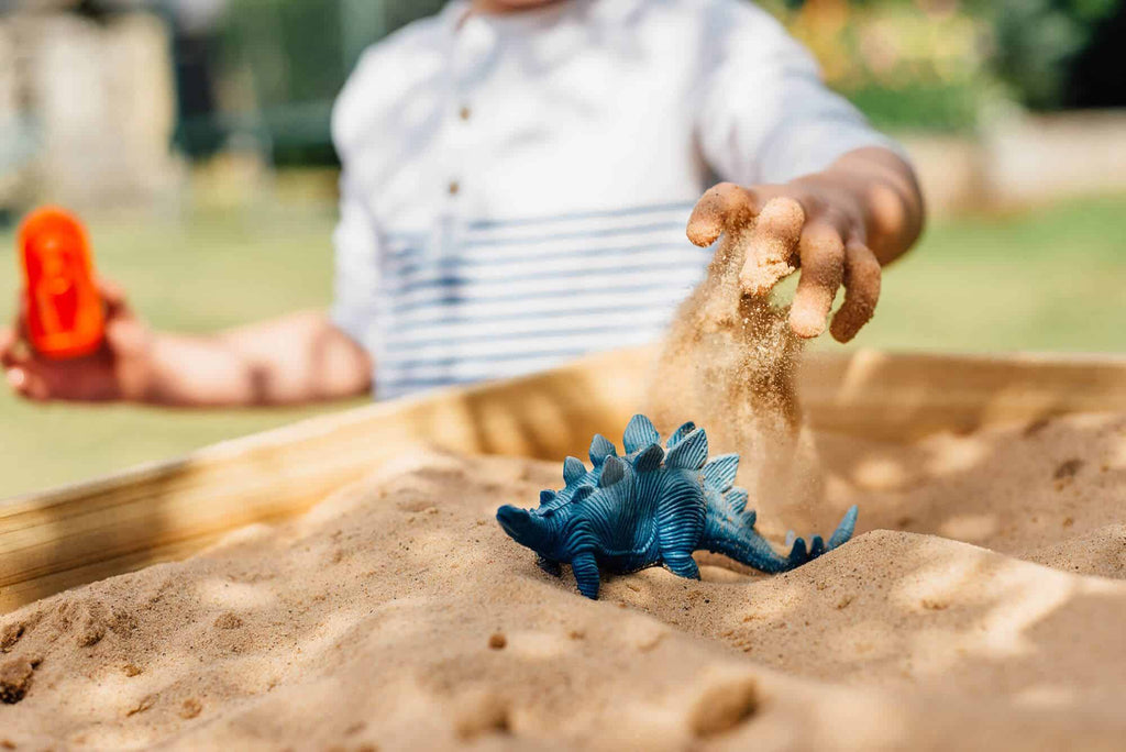 Plum Wooden Sandy Bay Sand and Water Table by Plum Play - Learning Bugs UK