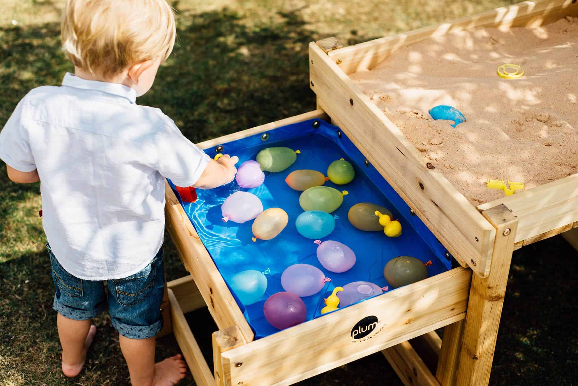 Plum water and sand table top