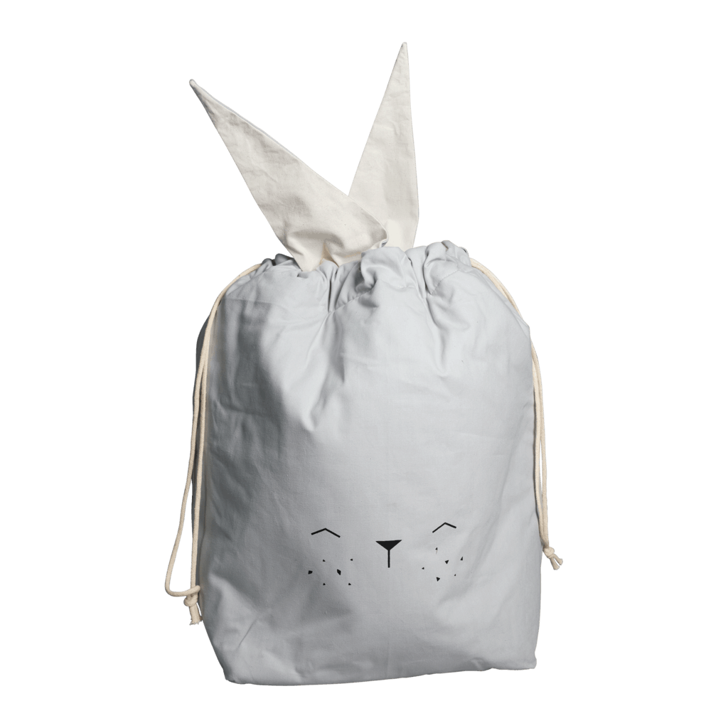 Fabelab Storage Bag - Bunny - Icy Grey