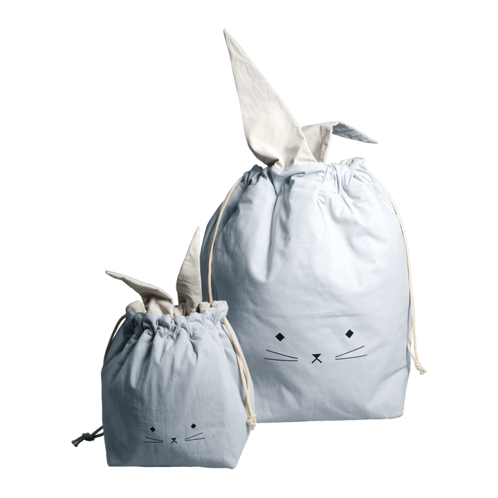 Fabelab Small Storage Bag - Cat - Foggy Blue