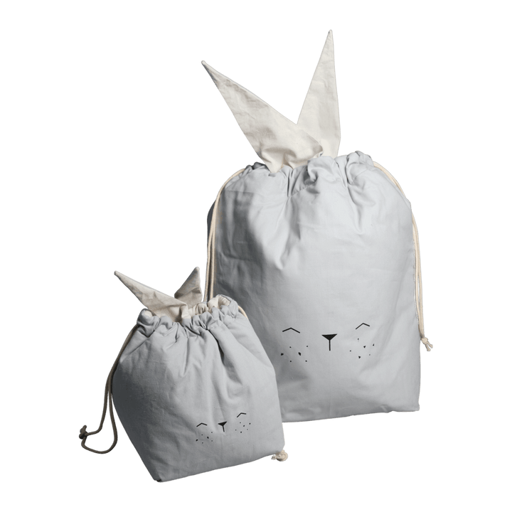 Fabelab Storage Bag - Bunny - Icy Grey