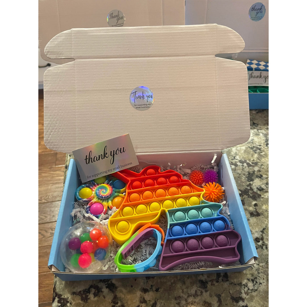 Box For Fidgets Sweetest Fidgets A Unicorn Rainbow Party! Fidget Toy Box – Learningbugs