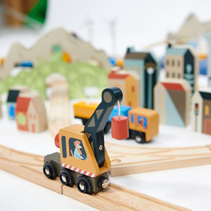 Buy Tender Leaf Toys Mountain View Train Set | for kids by Learning Bugs UK