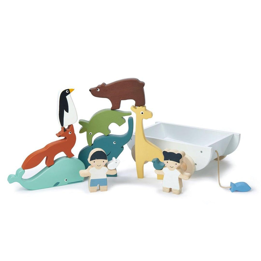 Buy Tender Leaf - Wooden Cart and Friends | for kids by Learning Bugs UK
