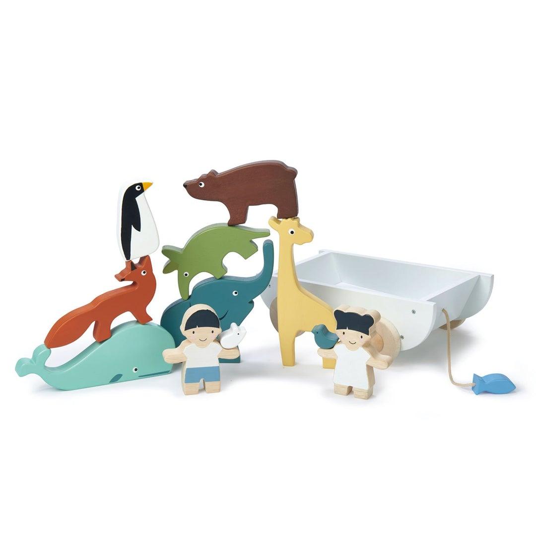 Buy Tender Leaf - Wooden Cart and Friends | for kids by Learning Bugs UK