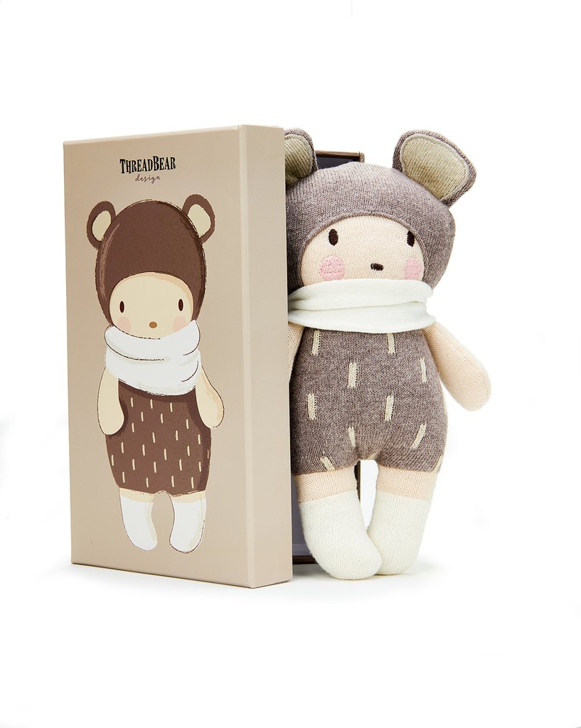 Buy Thread Bear Baby Beau Knitted Doll | for kids by Learning Bugs UK