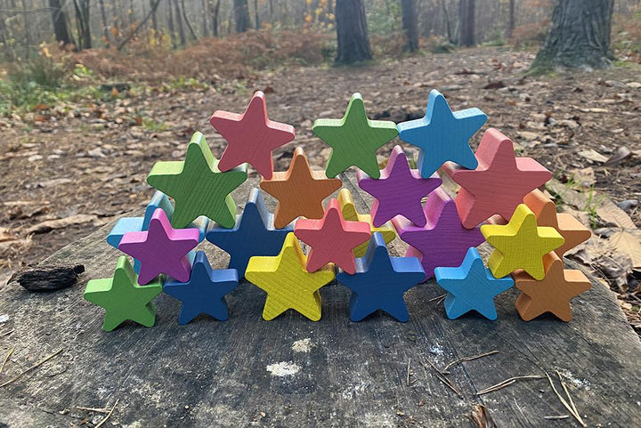 Buy Tickit Rainbow Wooden Stars | for kids by Learning Bugs UK