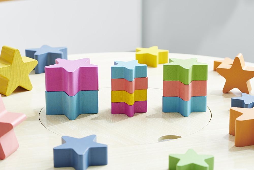 Buy Tickit Rainbow Wooden Stars | for kids by Learning Bugs UK