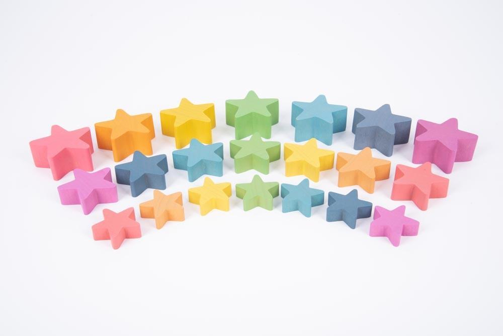 Buy Tickit Rainbow Wooden Stars | for kids by Learning Bugs UK
