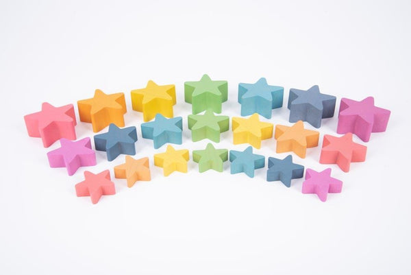Buy Tickit Rainbow Wooden Stars | for kids by Learning Bugs UK
