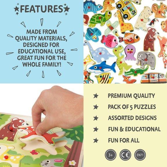 Twiddlers Puzzles- Multi Pack 5 Puzzle Set