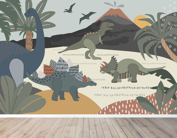 Dinosaur Wallpaper Mural