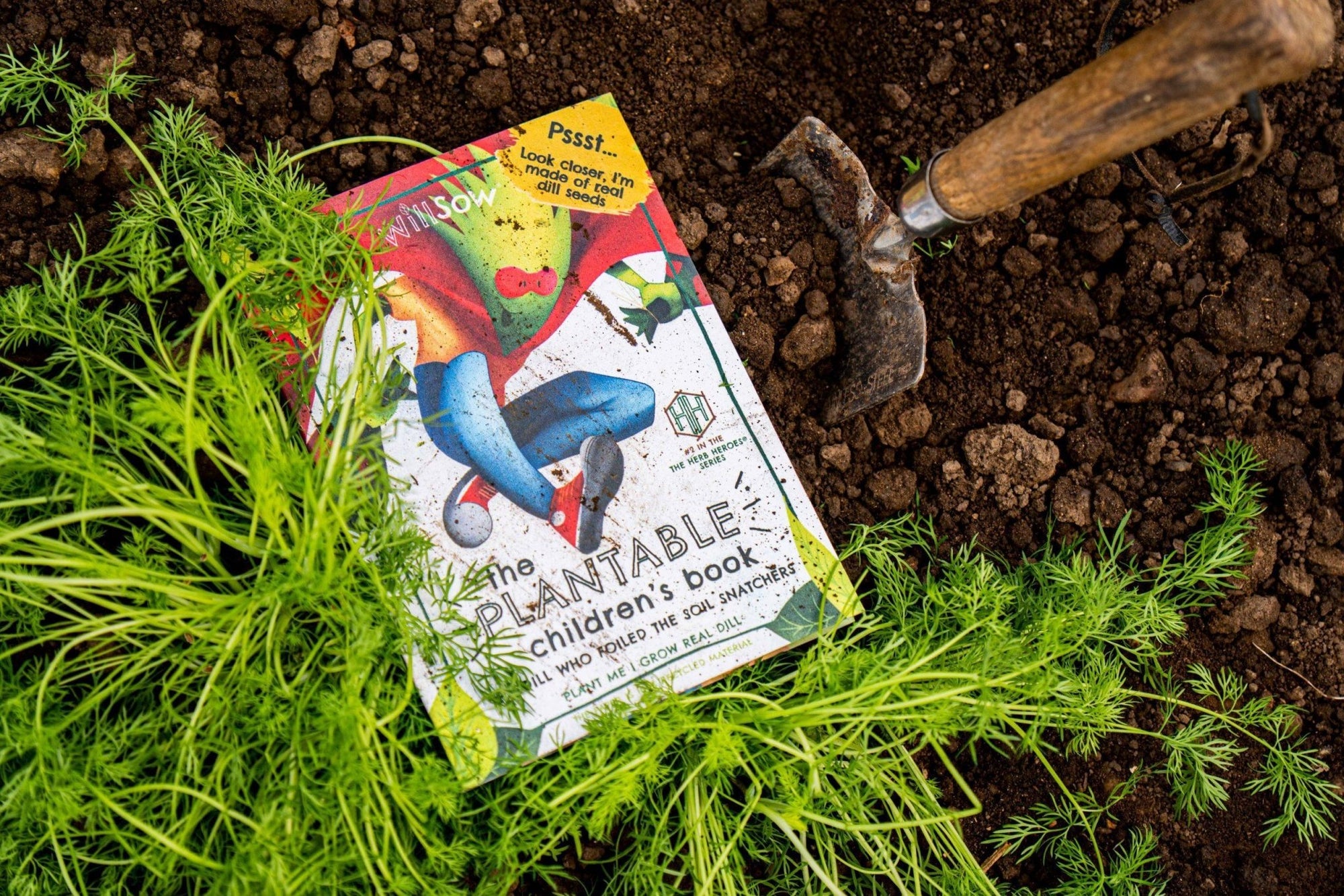 Willsow Children's Plantable Book – Eco Storybook with Real Dill Seeds