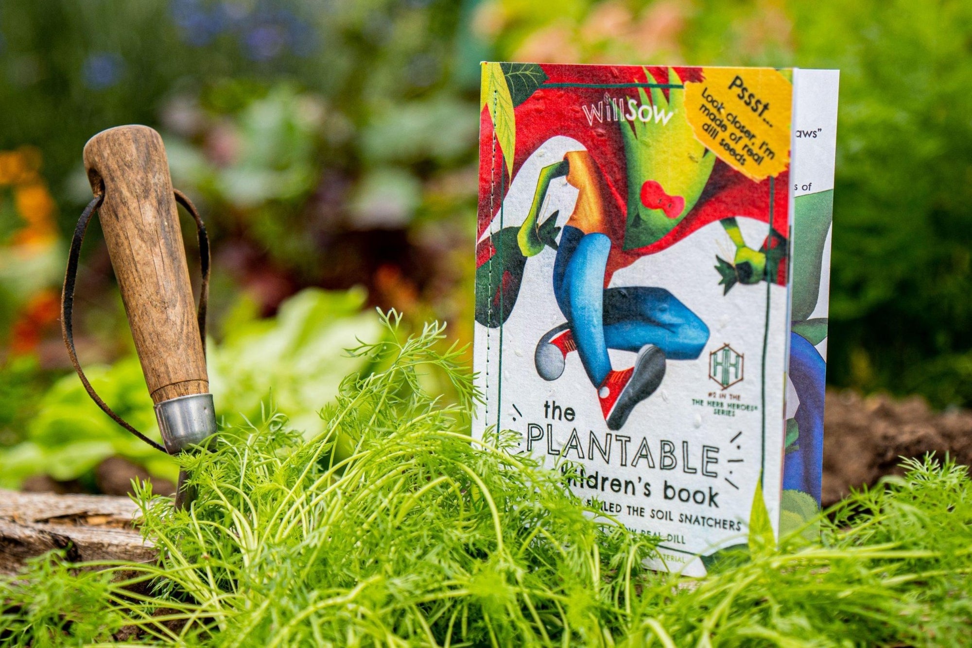 Willsow Children's Plantable Book – Eco Storybook with Real Dill Seeds
