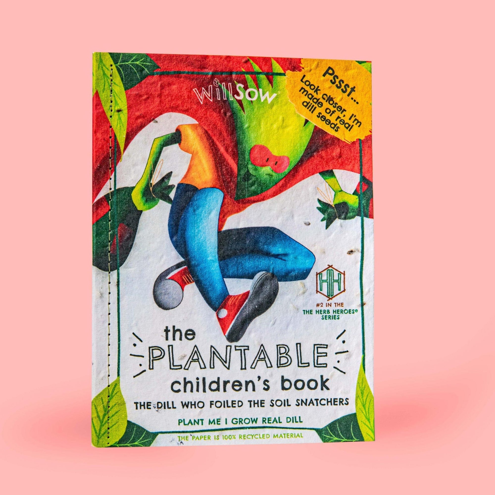 Willsow Children's Plantable Book – Eco Storybook with Real Dill Seeds